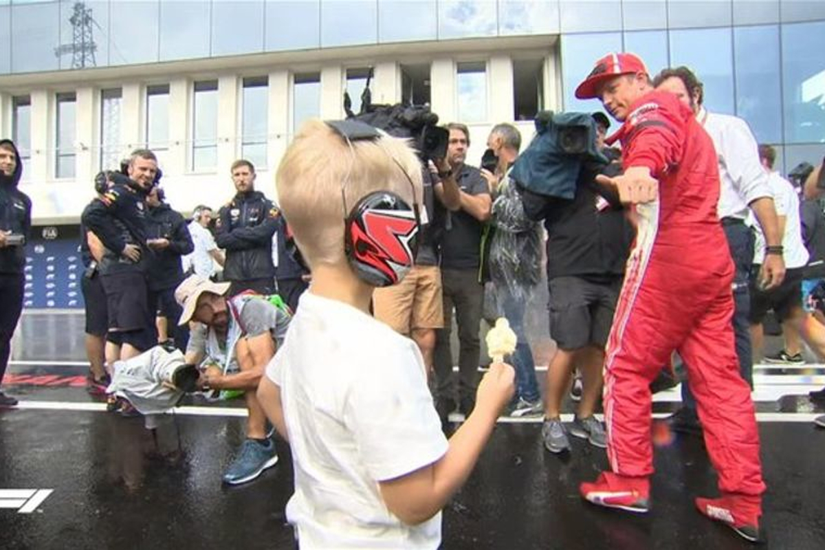 VIDEO: Raikkonen Jr. gets behind the wheel for the first time!