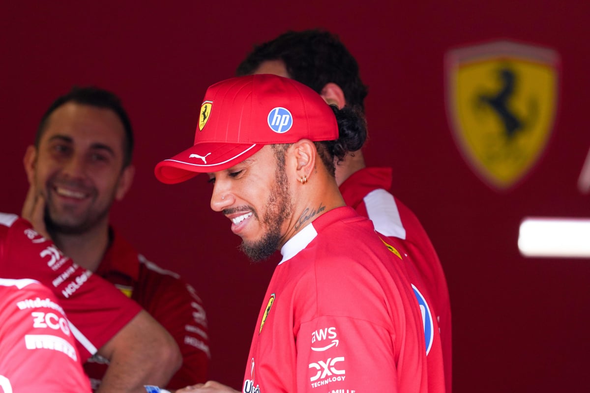 Lewis Hamilton in Imola