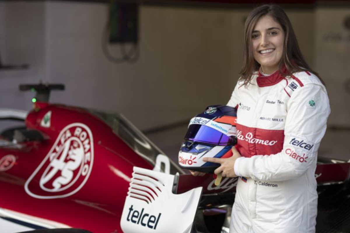 Tatiana Calderon blijft aan als reservecoureur voor Alfa Romeo