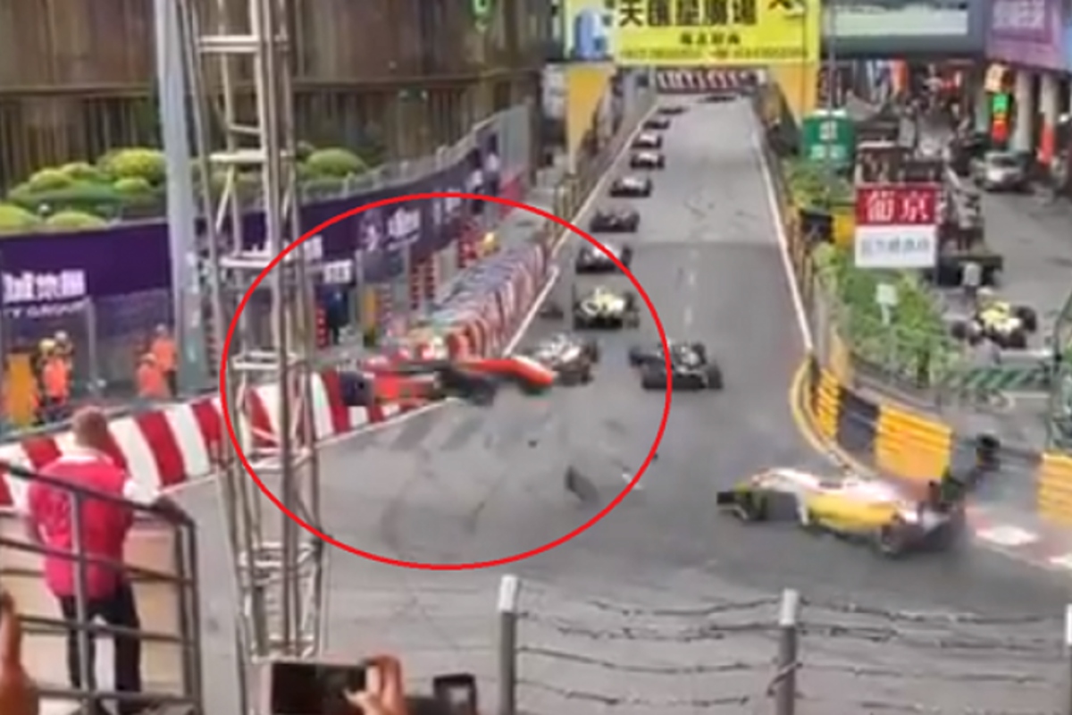 VIDEO: Enorme horrorcrash in Formule 3-race Macau