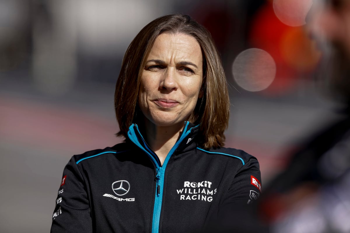 Claire Williams with the Williams team in 2020
