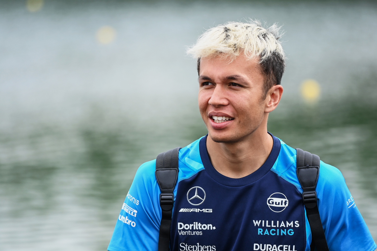 Albon REUNITED with lucky F1 mascot after incredible fan interaction