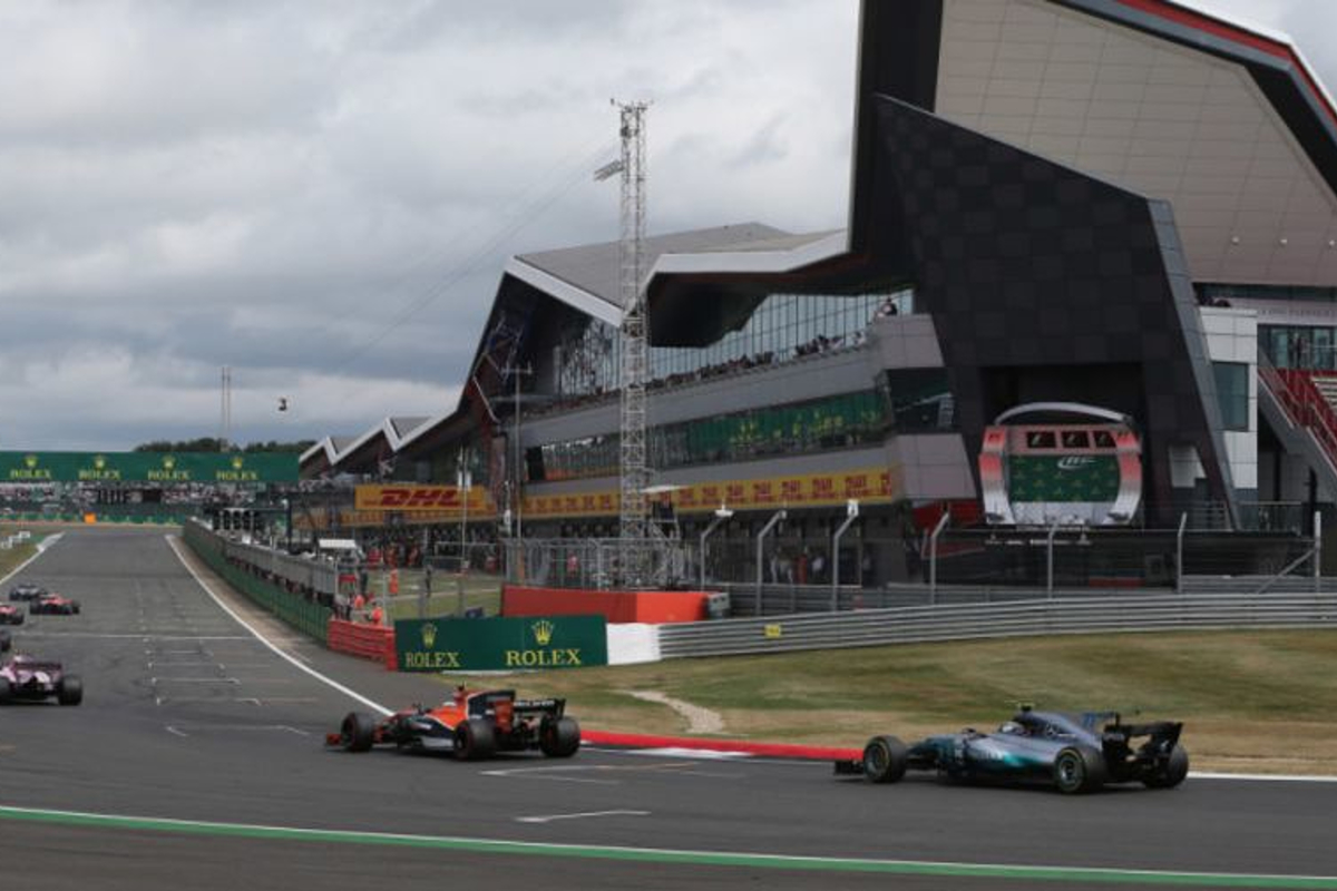 Britse Grand Prix: de lay-out en DRS-zones op Silverstone