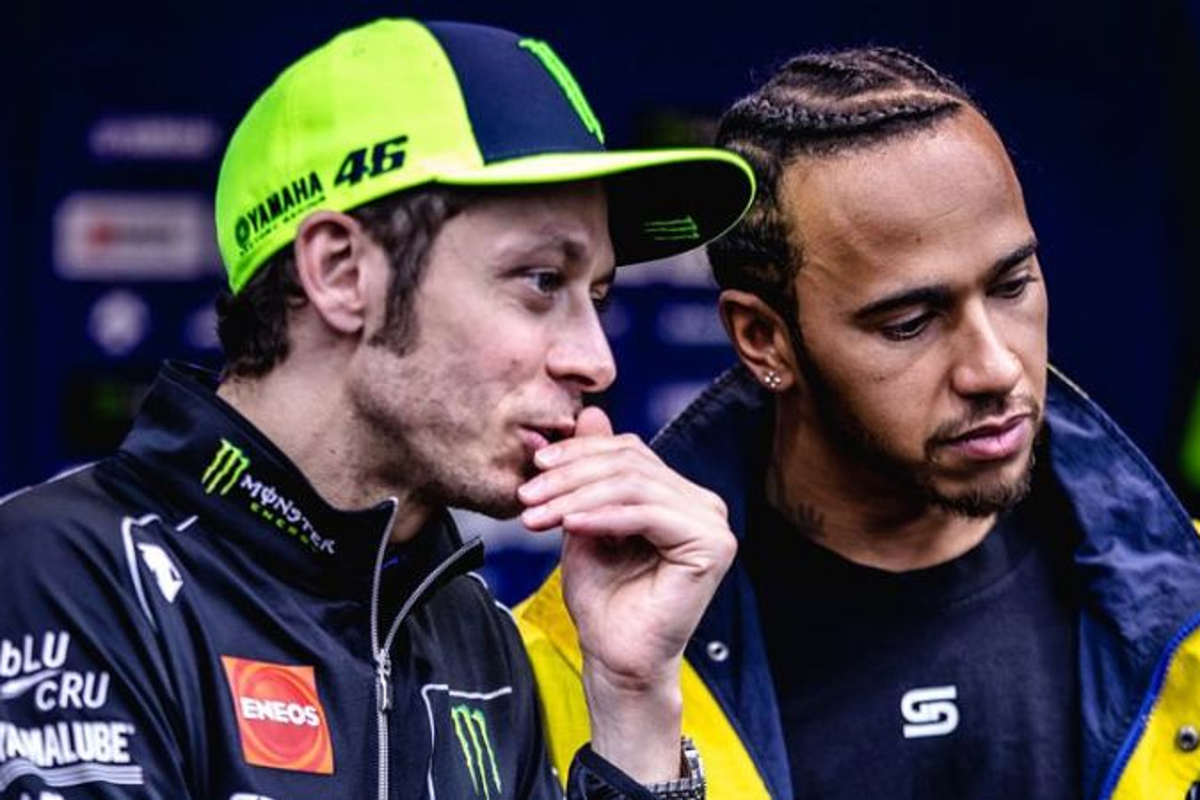 Hamilton brengt bezoekje aan Amsterdam en had "epische dag" met Rossi