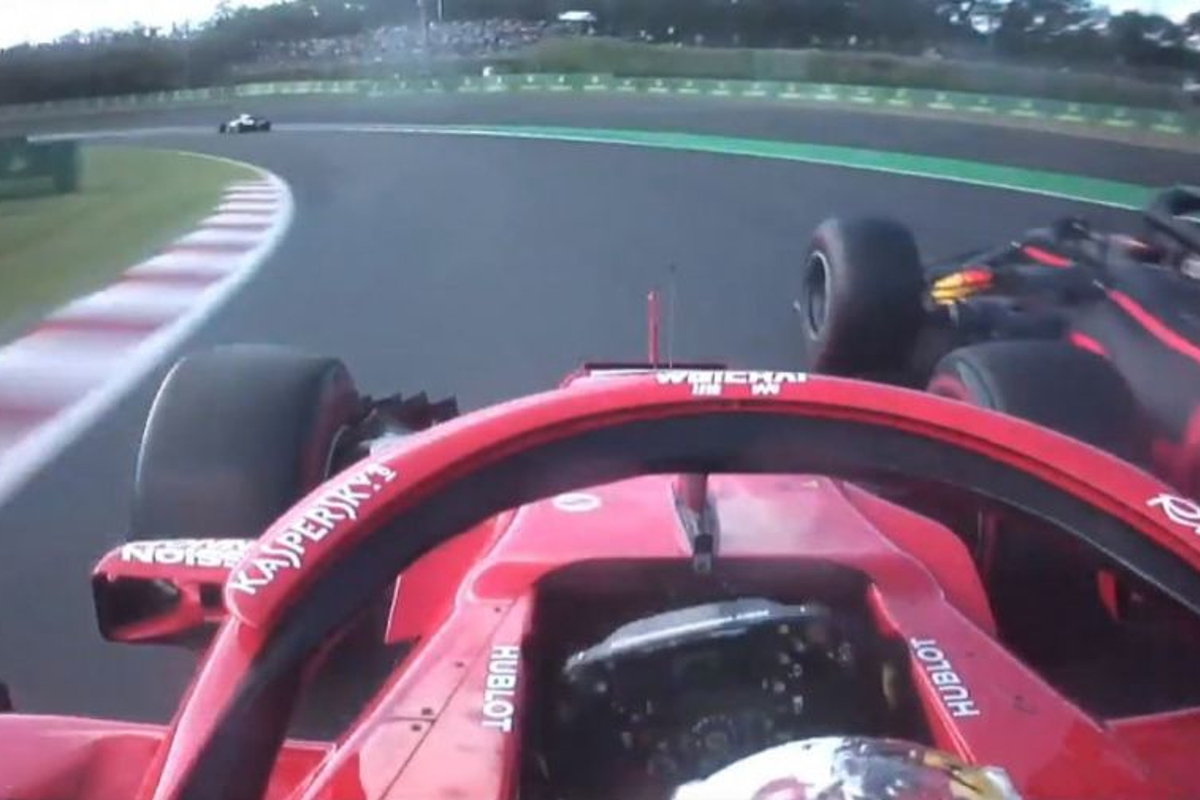 VIDEO: How Vettel and Verstappen reacted to crash on team radio
