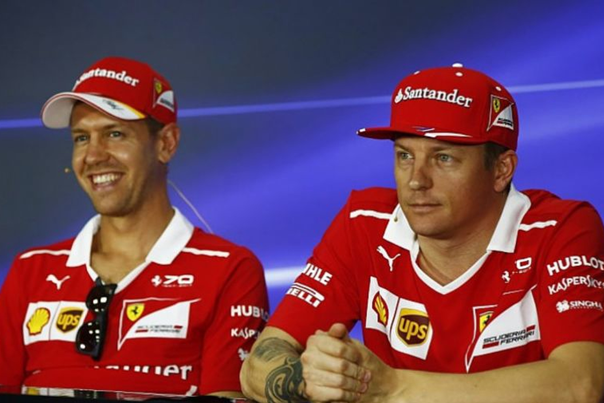 Vettel, Raikkonen not expecting Ferrari orders