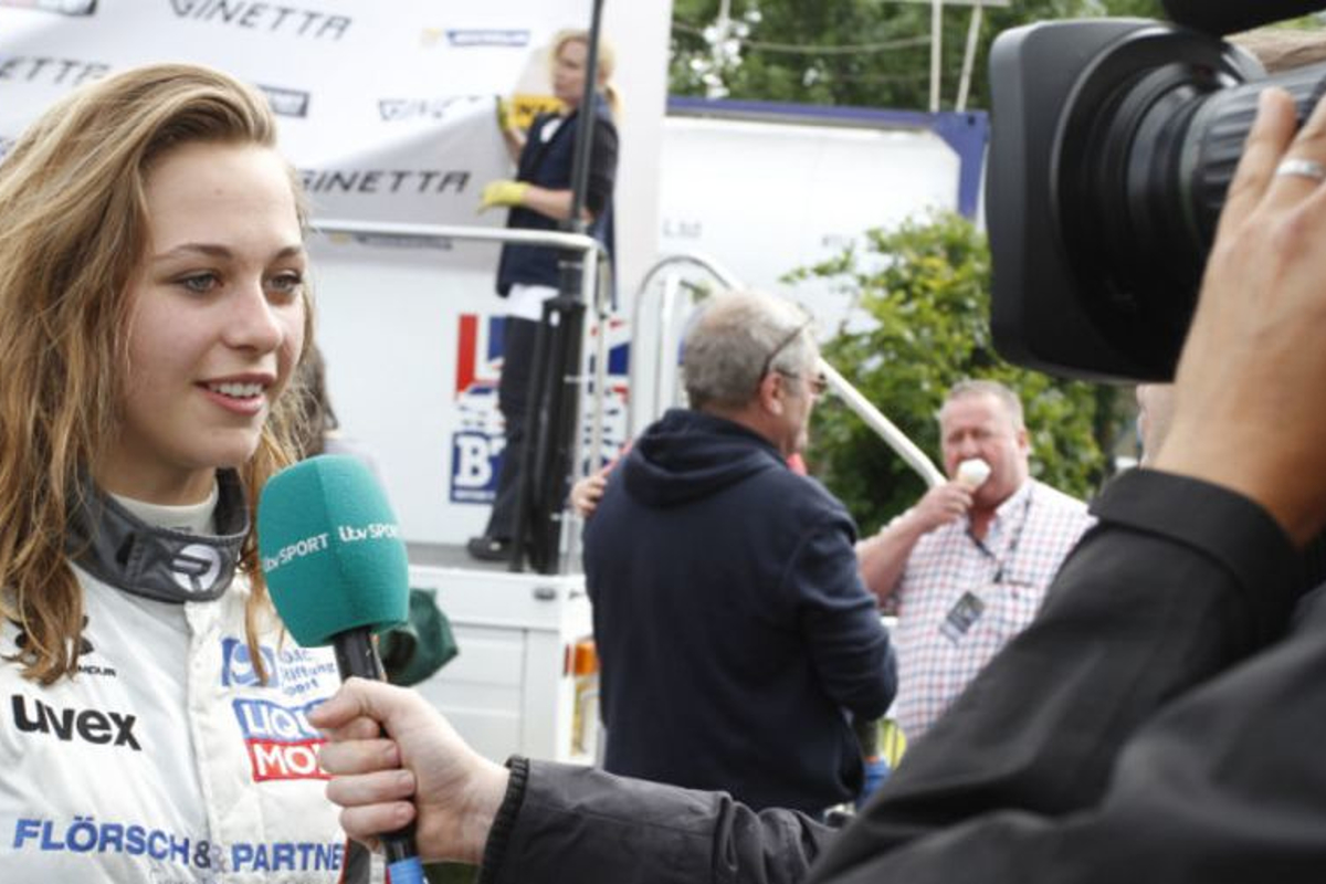 Floersch's father won't stop her from racing again
