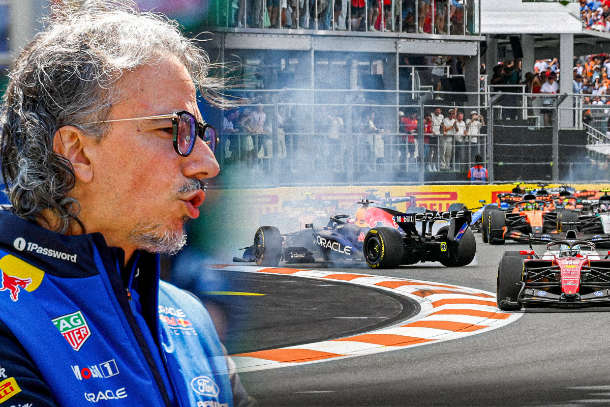 Mekies, Verstappen, socials