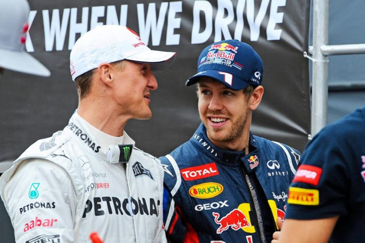 Vettel wishes to have battled 'hero' Schumacher