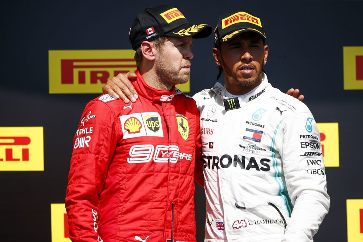 VIDEO: Hamilton allows Vettel to share top podium spot in Canada
