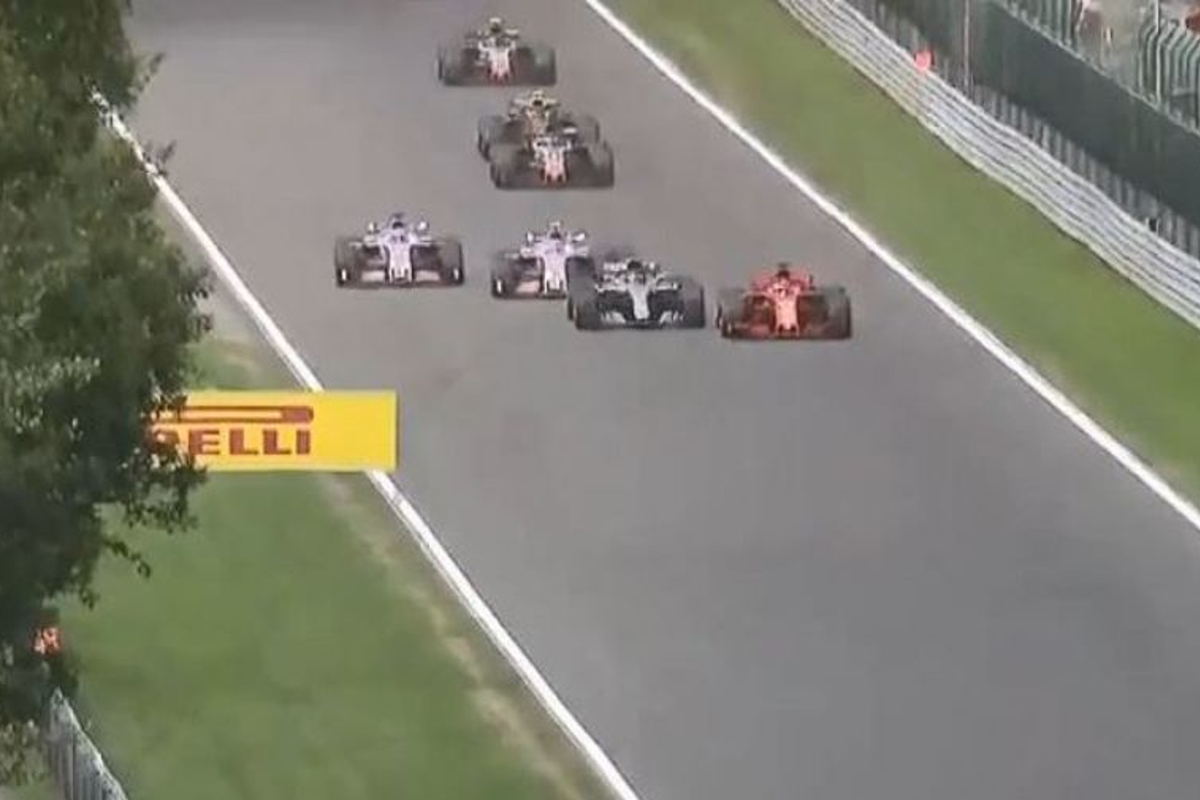 VIDEO: Vettel's lap-one overtake on Hamilton