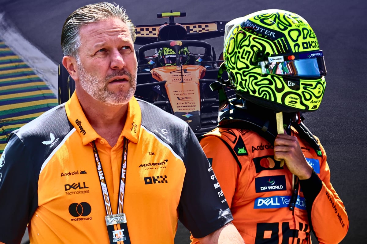 Brown and Norris at McLaren