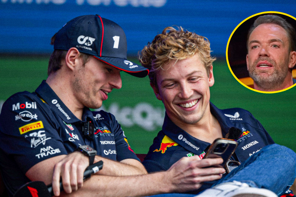 Verstappen, Lawson, Doornbos, socials