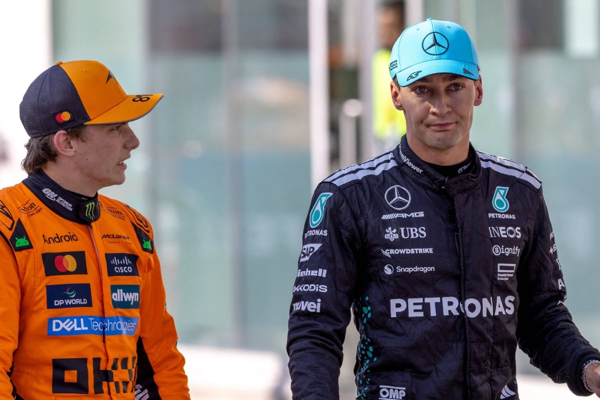 Oscar Piastri, George Russell, McLaren, Mercedes, Montreal, 2025