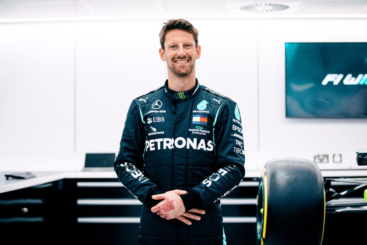 Mercedes test "the cherry on the cake" for Grosjean