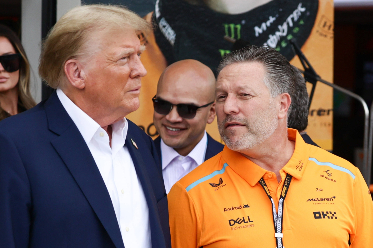 F1 fans react to Trump's McLaren visit ahead of HISTORIC Miami win