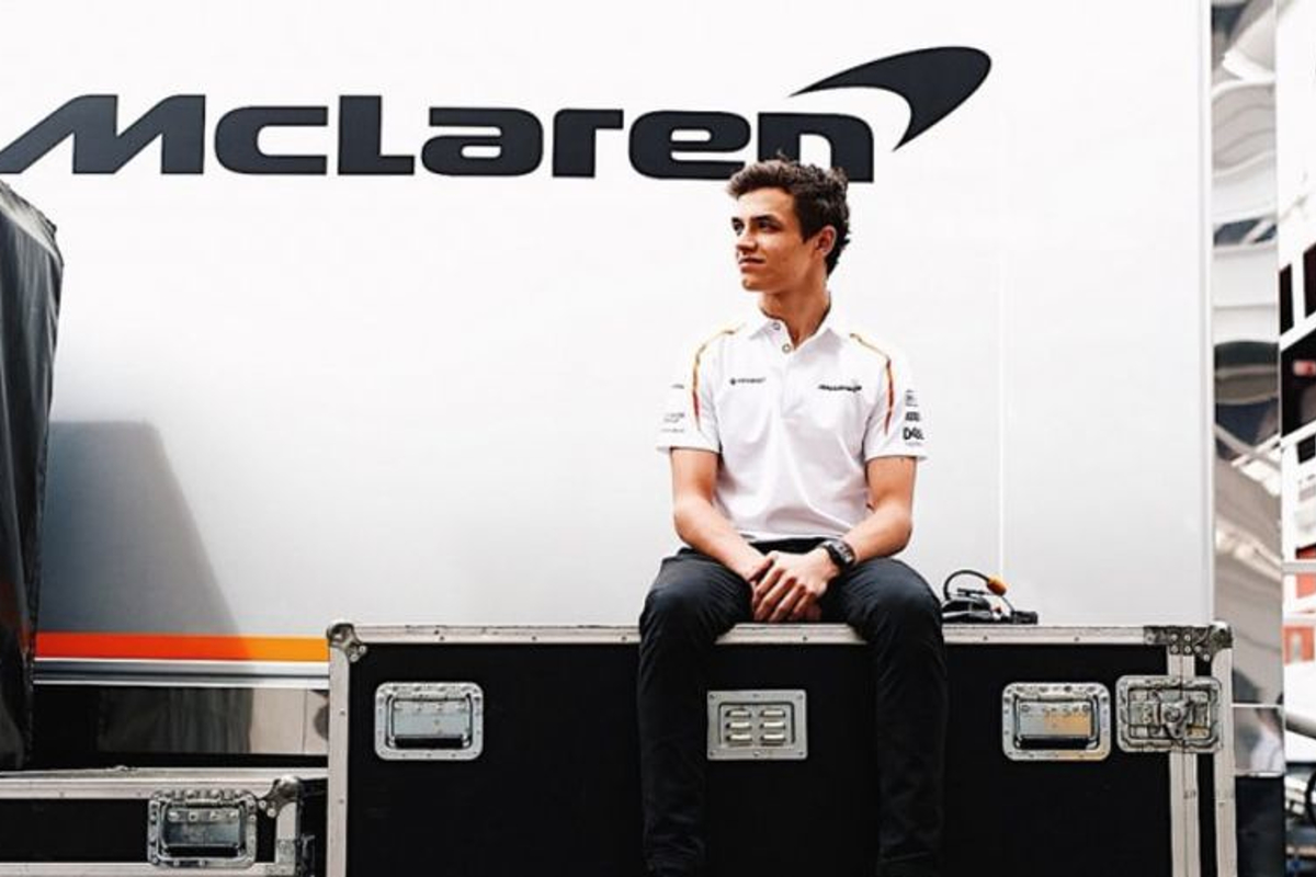 'I opened my Haribo, then I got a McLaren seat' - Norris recounts 2019 hire