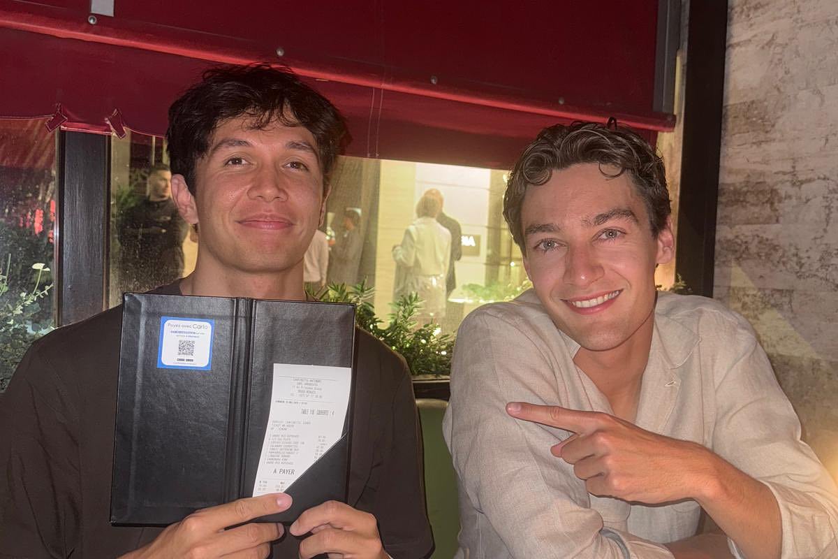 Albon se burla de Russell y lo lleva a un 'drive thru'