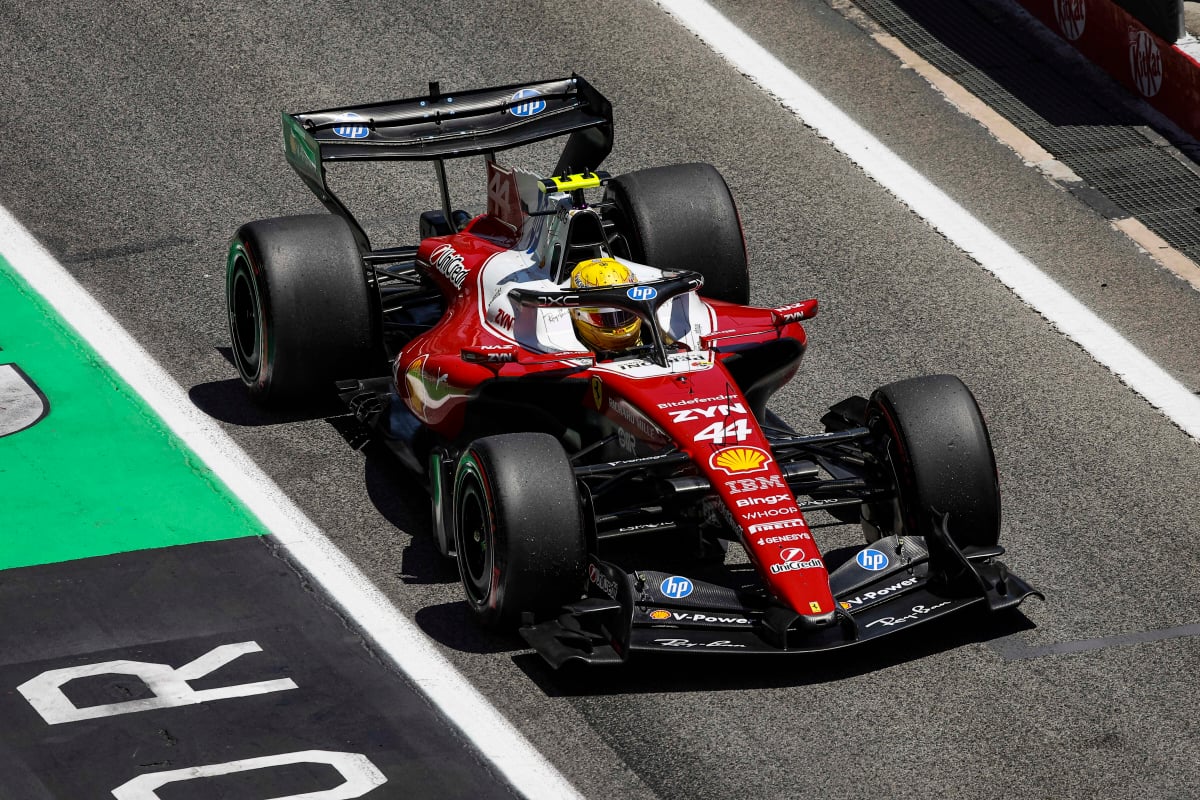 Hamilton in Barcelona