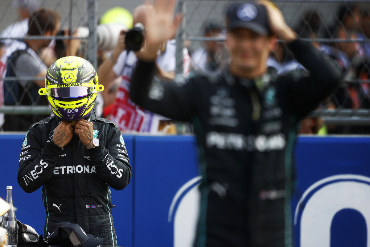 Rosberg adds caveat to Russell's defeat of "scruffy" Hamilton