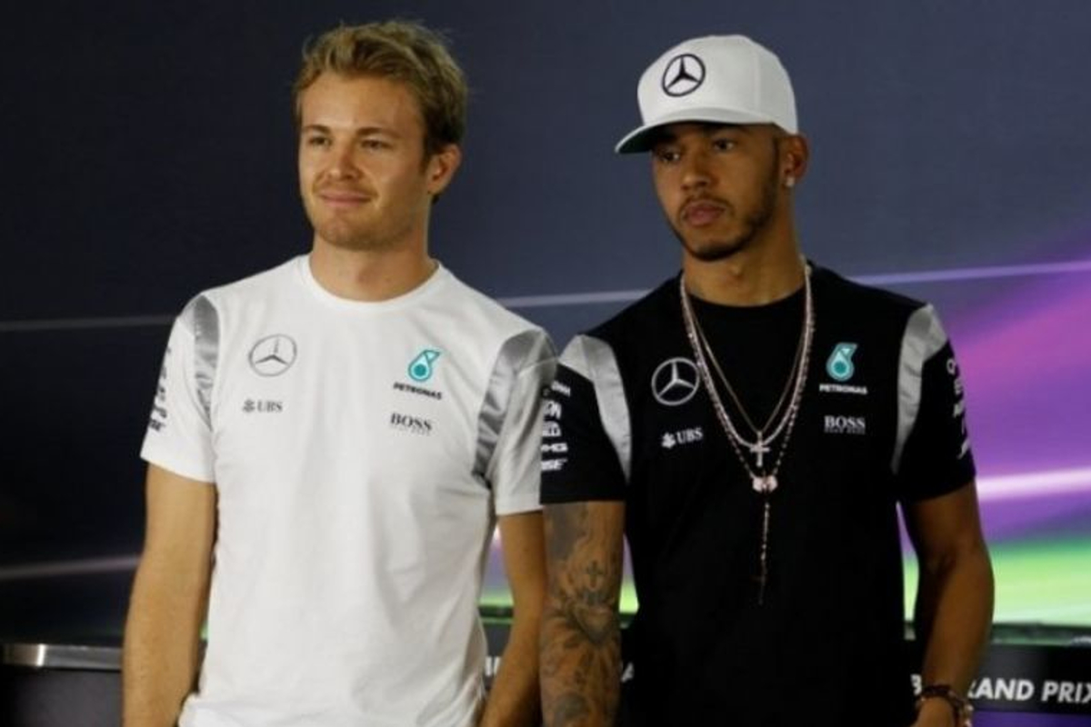 Hamilton "phenomenal" in 'grey area' combat - Rosberg