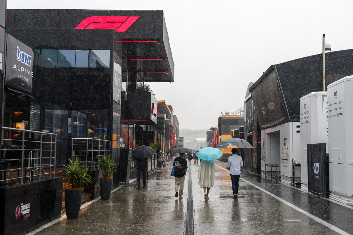 F1 paddock reacts as extreme weather takes over Hungarian GP