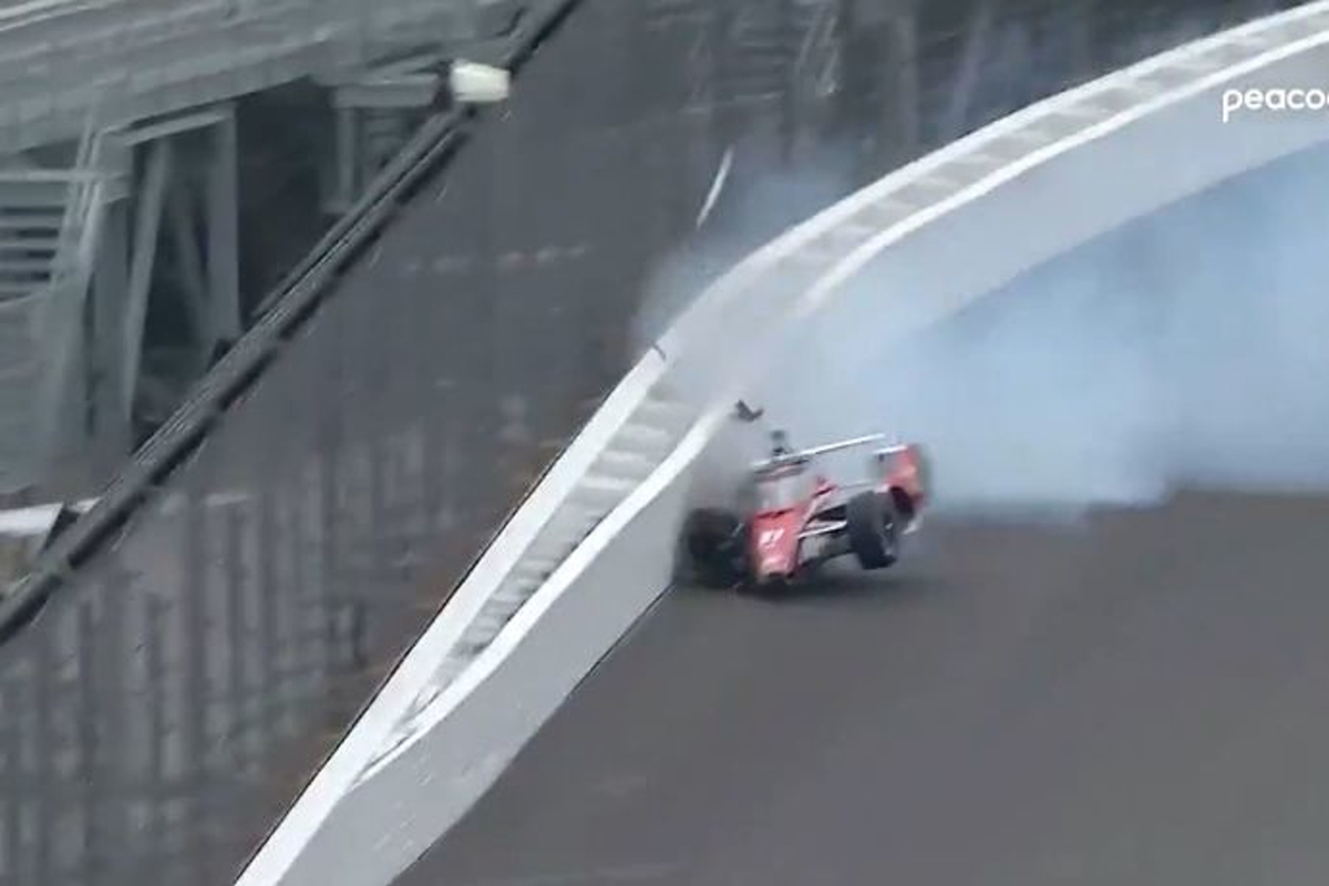 VIDEO: Rinus van Kalmthout maakt flinke klapper tijdens Indy500-test