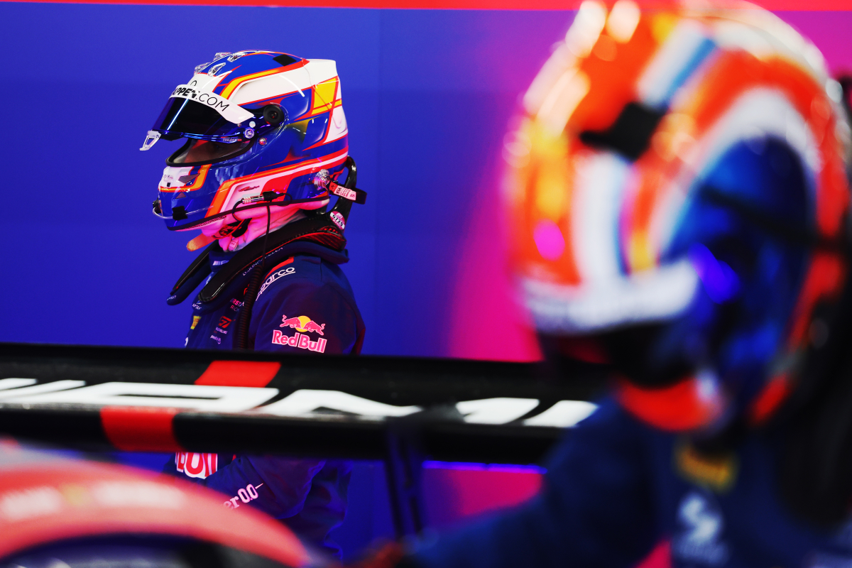 Juncadella in the Verstappen Racing garage at Barcelona-Catalunya