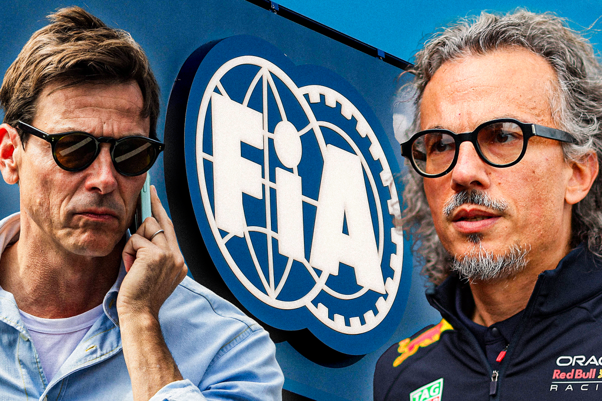 Mekies, Wolff, FIA, socials