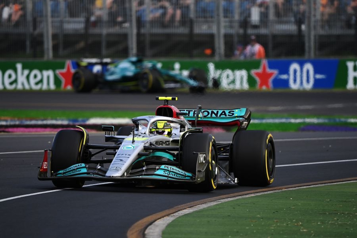 Mercedes onthult waarom motor van Hamilton te warm werd in Australië