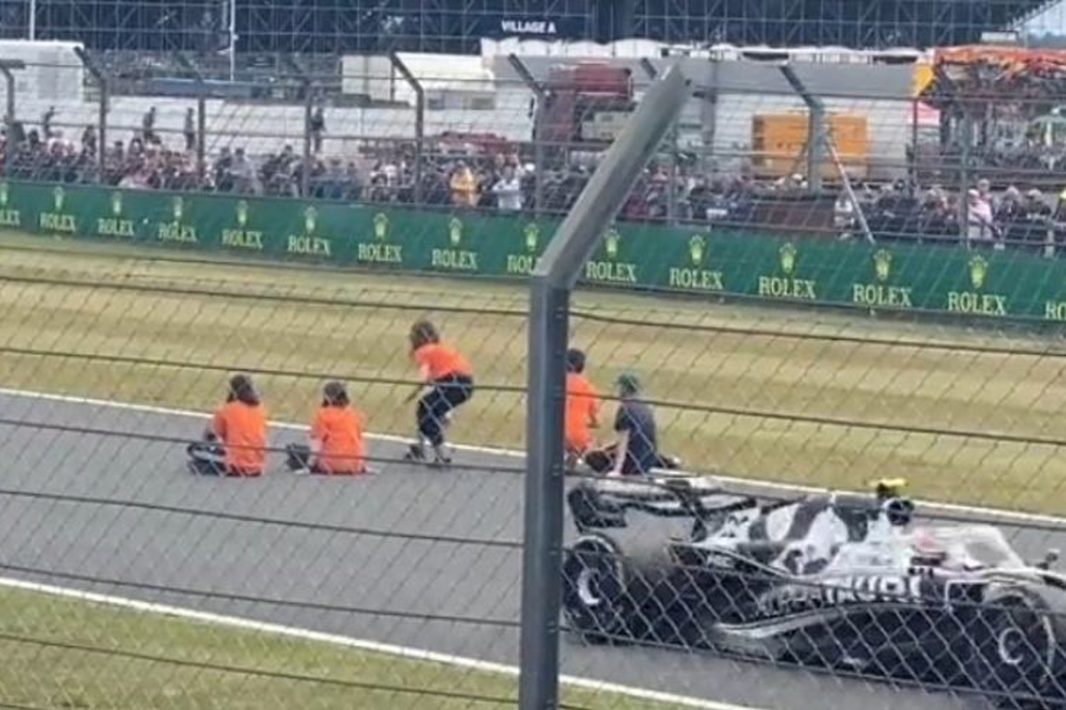 British GP protesters charged over Silverstone track invasion