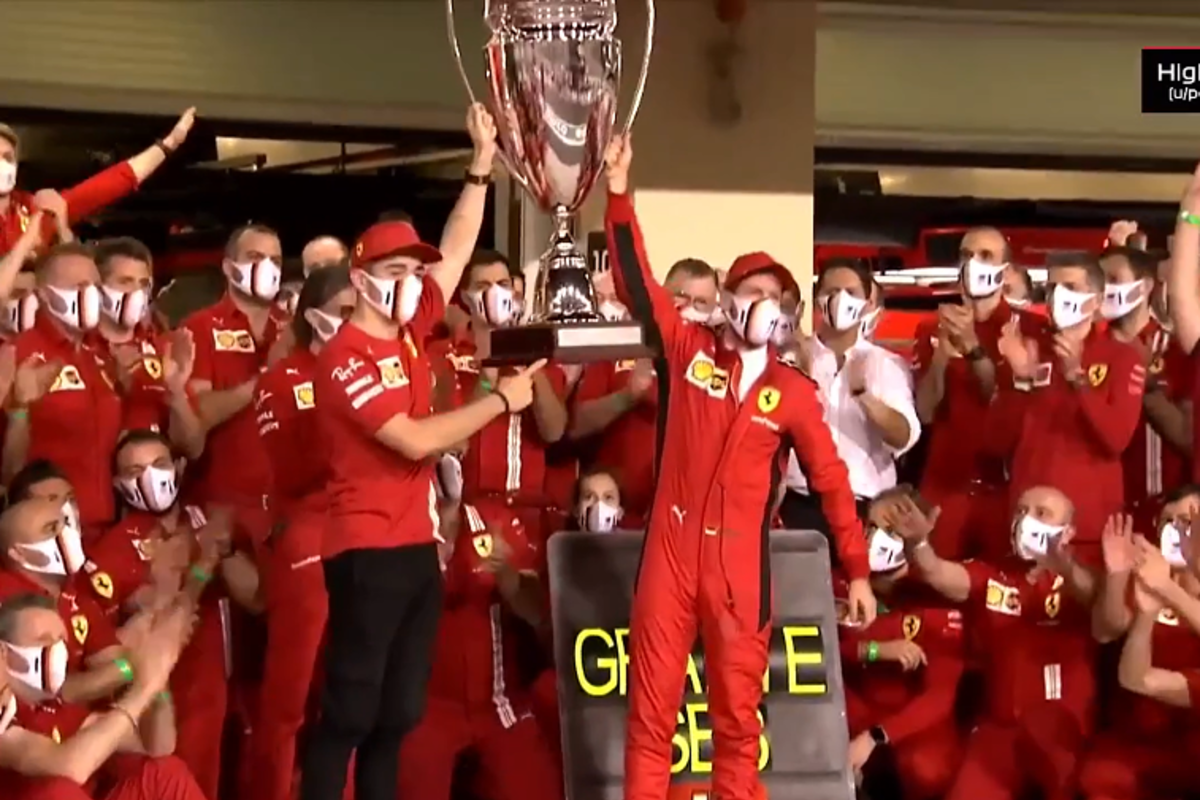 VIDEO: Ferrari brengt prachtig eerbetoon aan Sebastian Vettel