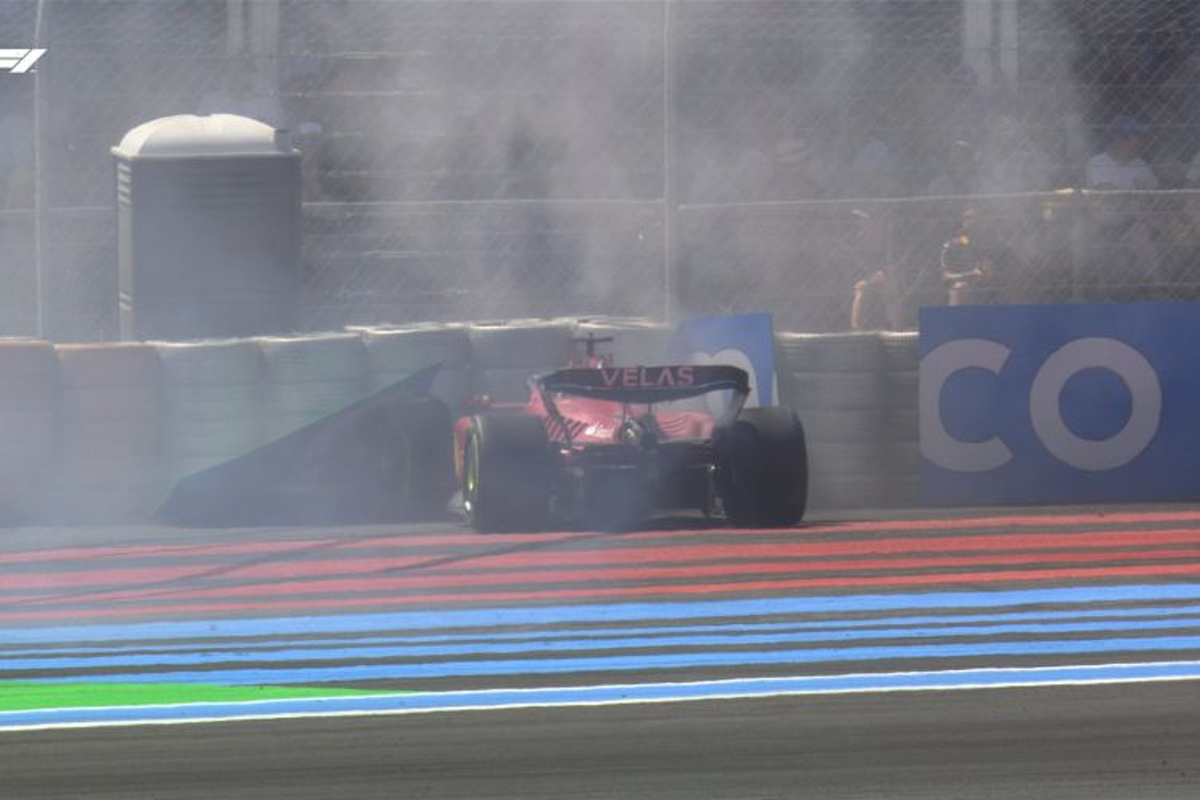 Charles Leclerc se estrella en el GP de Francia