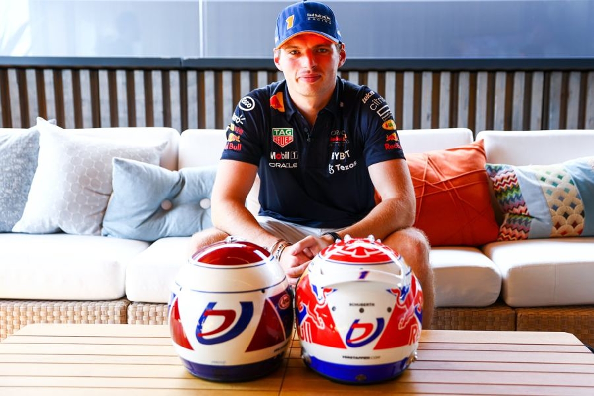 Max Verstappen presenta el casco especial para su GP de casa