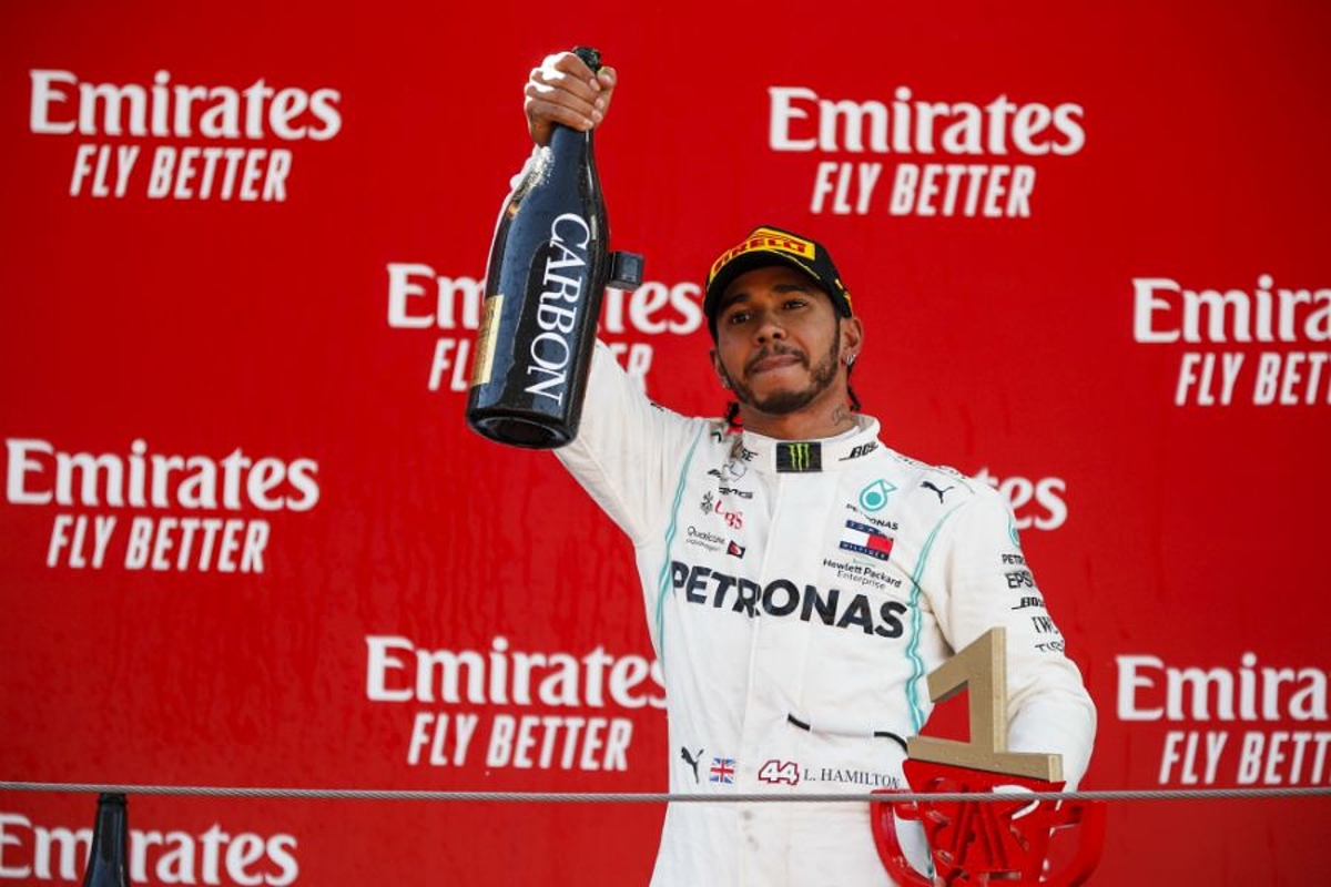 Hamilton dedicates Spanish win to fan with cancer