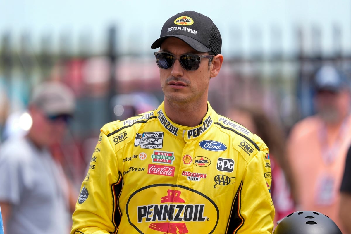 A generic image of NASCAR driver Joey Logano