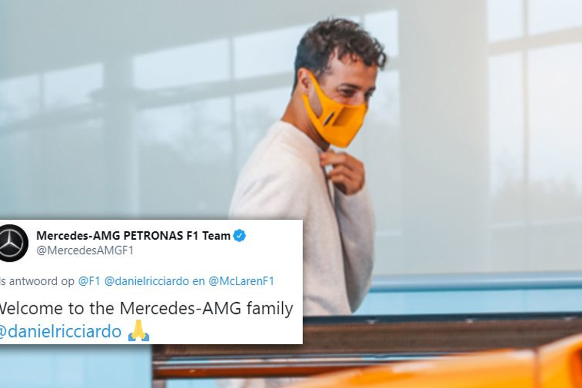 Mercedes ontvangt Daniel Ricciardo met open armen in de familie