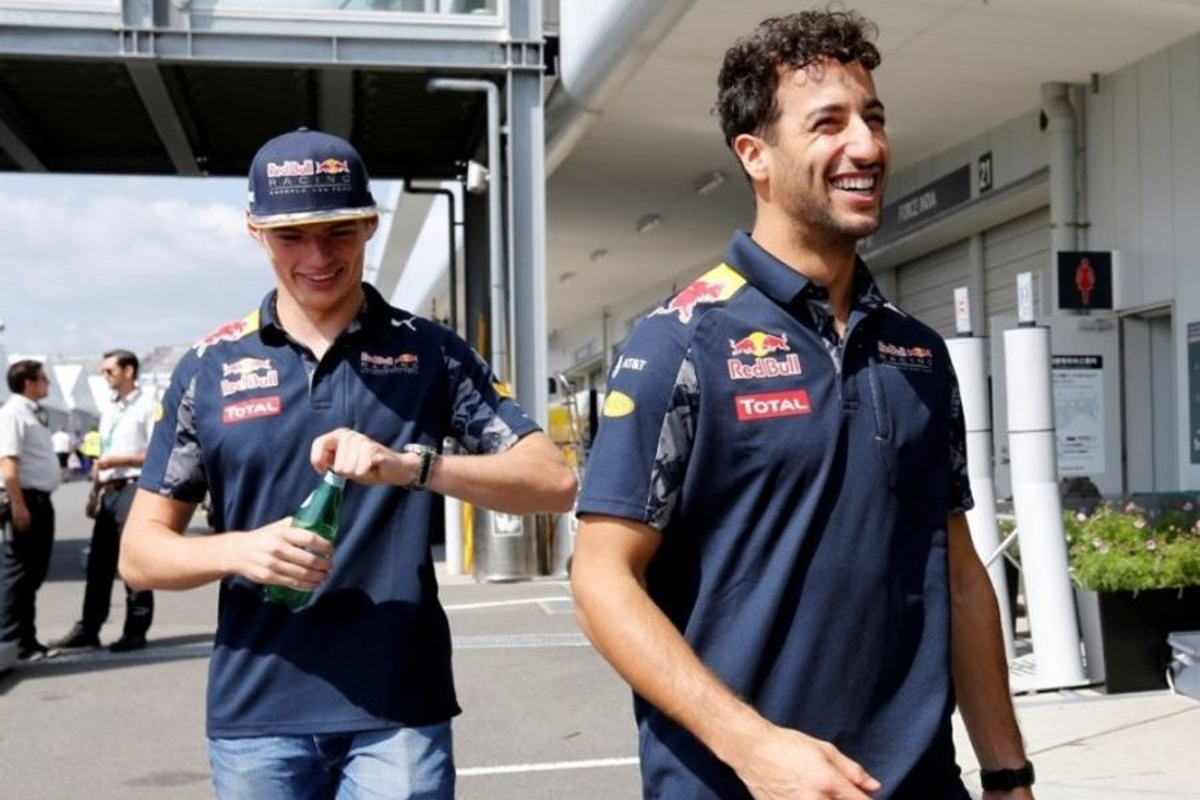 Ricciardo over teammaat Verstappen: "We zijn tegenstanders"