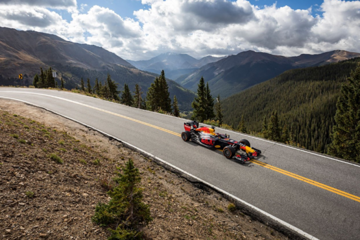 VIDEO: Verstappen takes on the Rocky Mountains