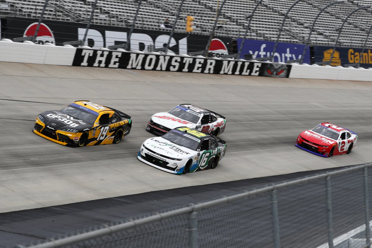 NASCAR Xfinity Series action from 2024 at Dover