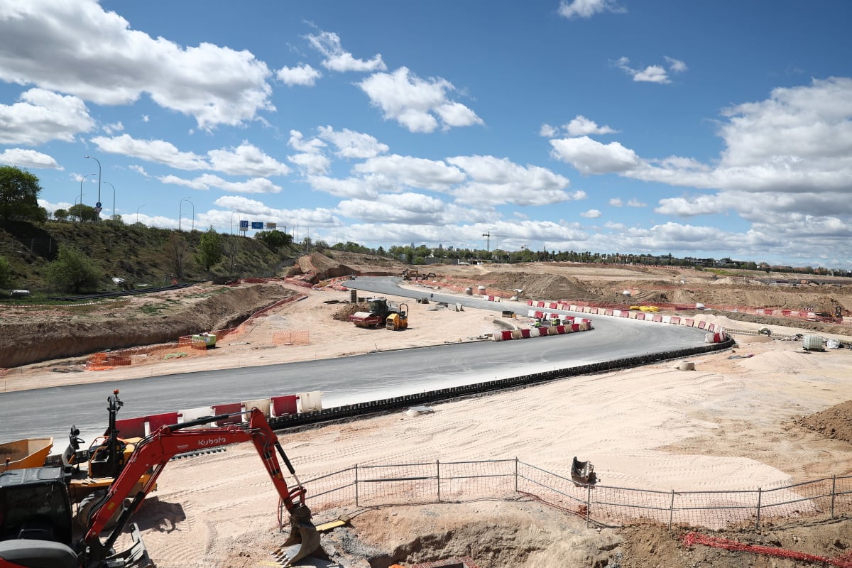 Diggers, sand and dirt on display as the Madring undergoes construction