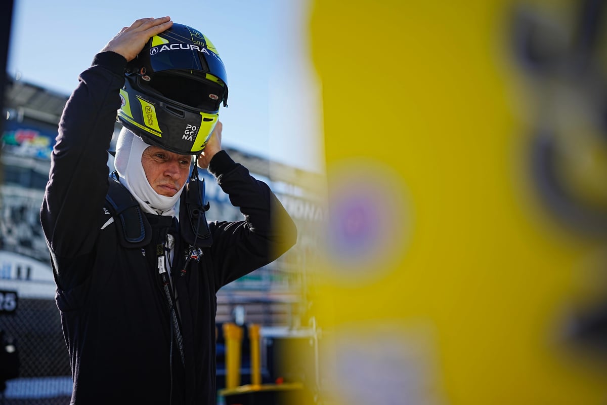 Van der Zande testing for Acura at Daytona
