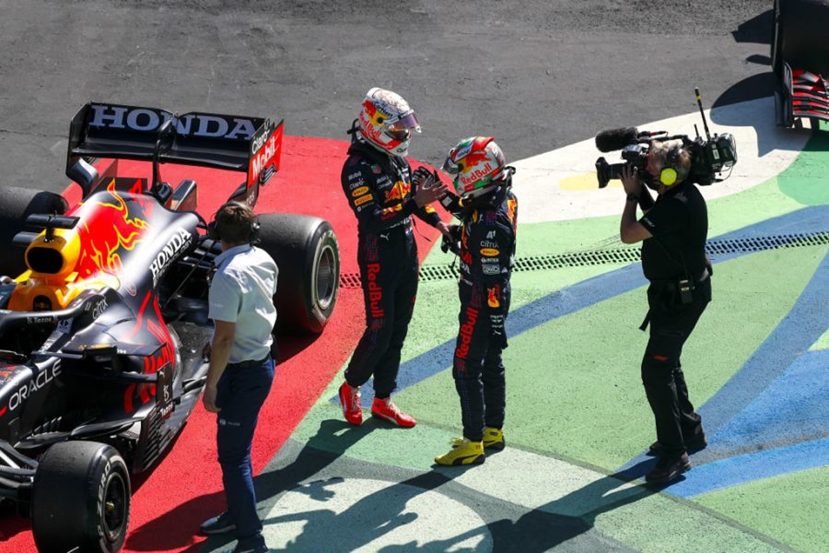 Max Verstappen and Sergio Pérez