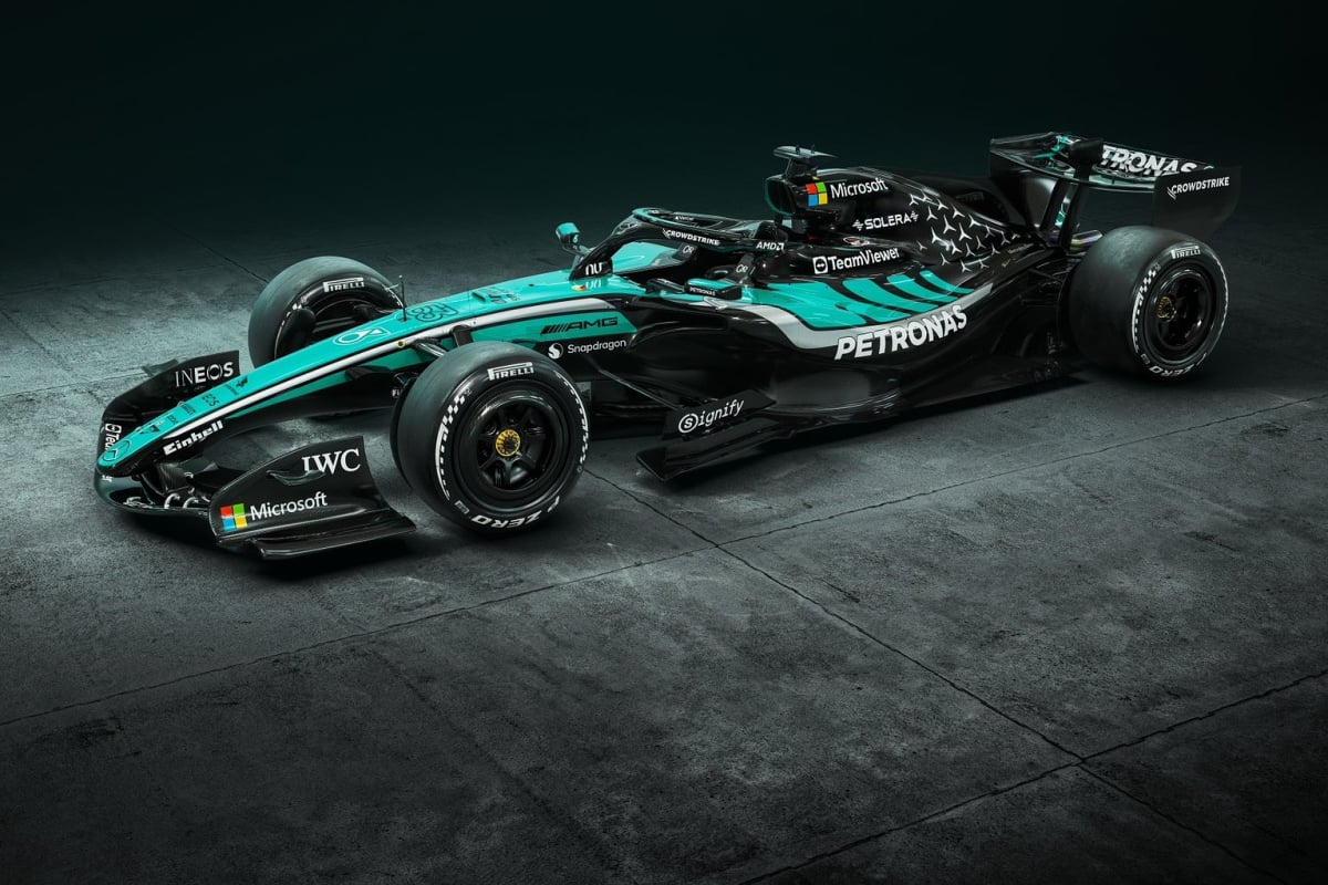 Special Mercedes livery for home race Petronas in Malaysia