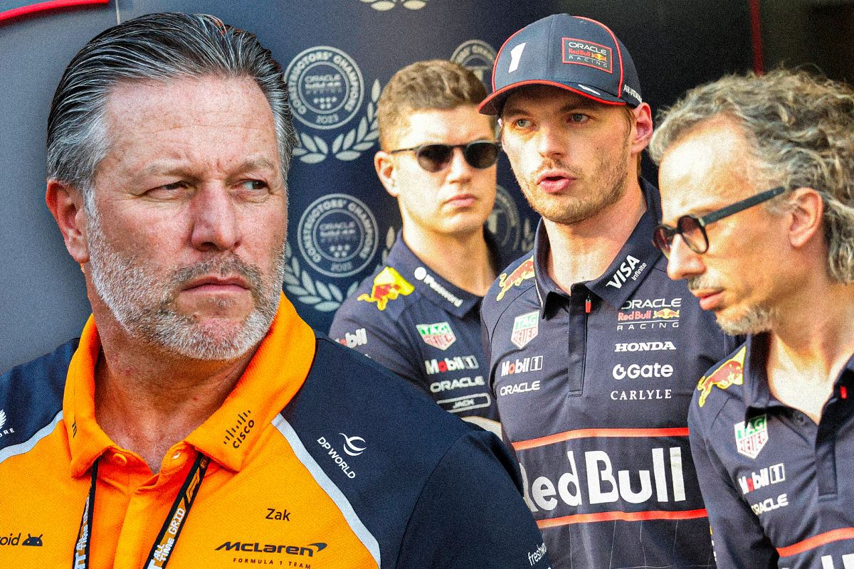 Brown, Mekies, Verstappen, socials