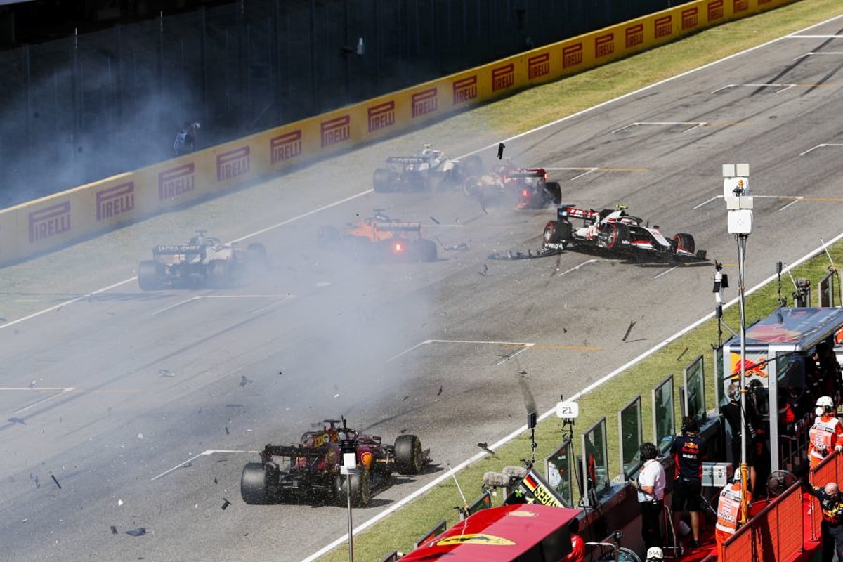 Hamilton one win away from Schumacher record after crash-strewn Tuscan GP