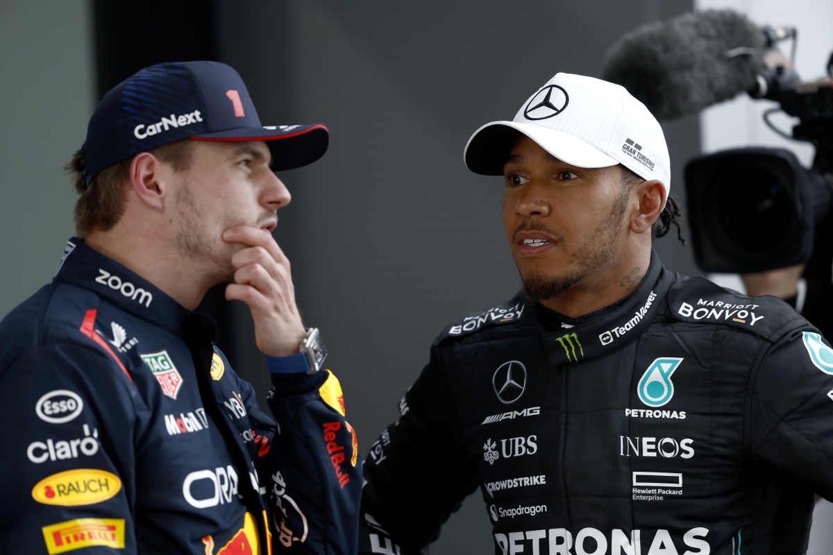 Hamilton over Red Bull-sidepods op W14: "Is niet mijn beslissing geweest"