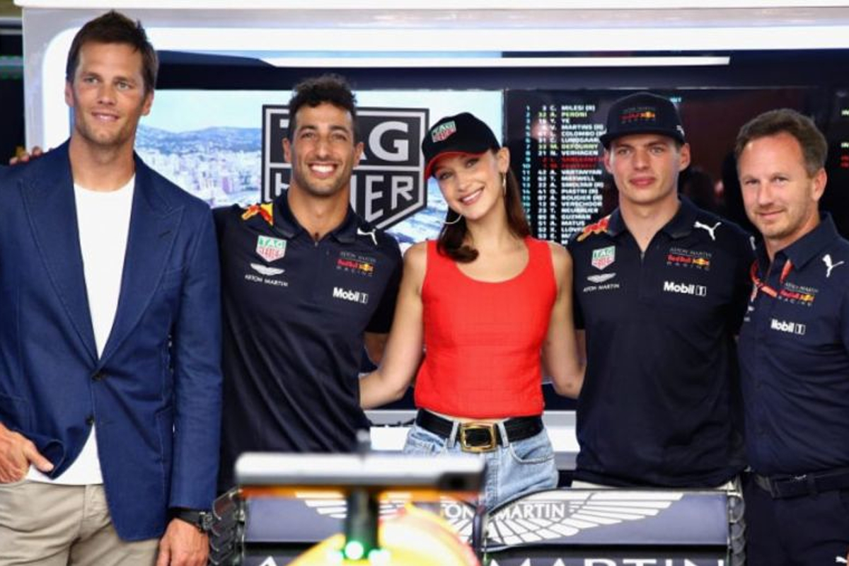 Tom Brady and Bella Hadid among stars at Monaco GP