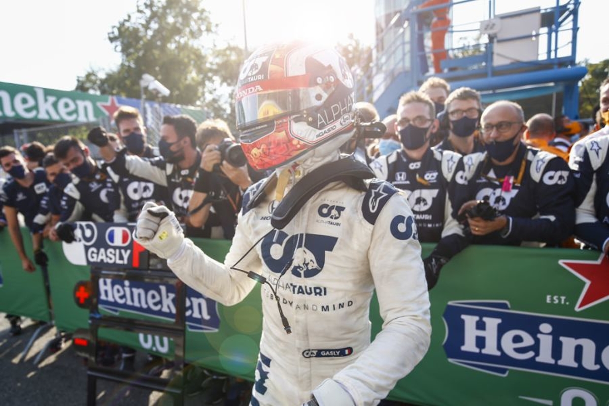 Gasly won in Moza door problemen Mercedes: 'Kun je altijd zeggen als Hamilton niet wint'