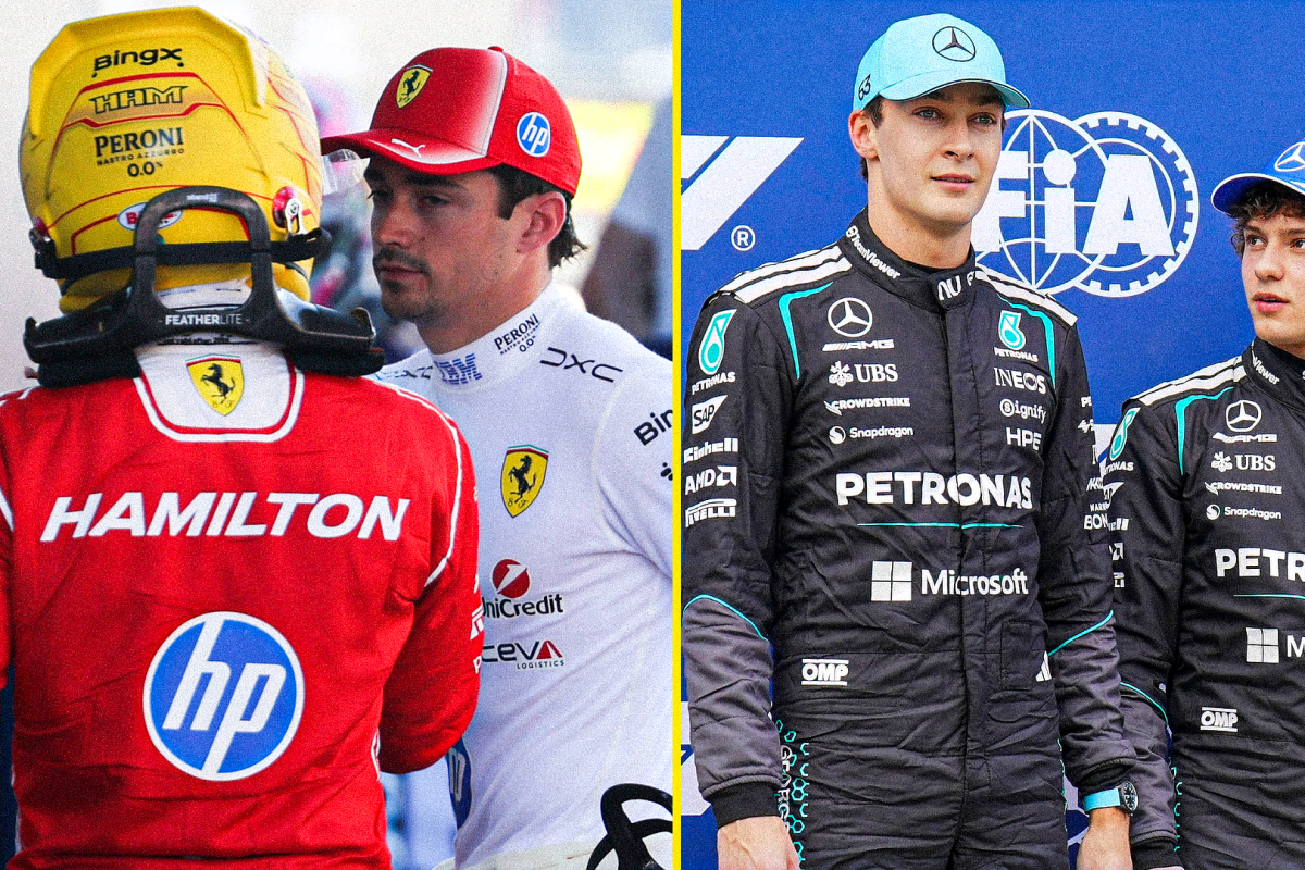 Hamilton, Leclerc, Russell, Antonelli, socials